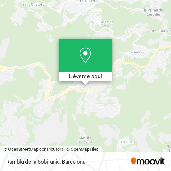 Mapa Rambla de la Sobirania
