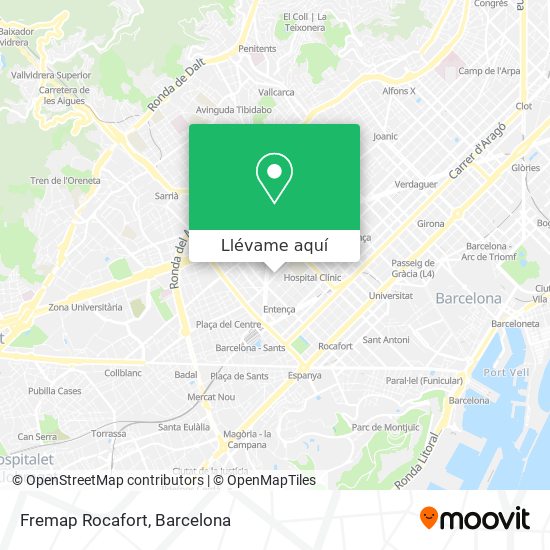 Mapa Fremap Rocafort