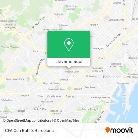 Mapa CFA Can Batlló