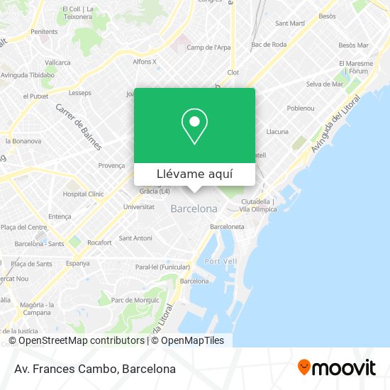 Mapa Av. Frances Cambo