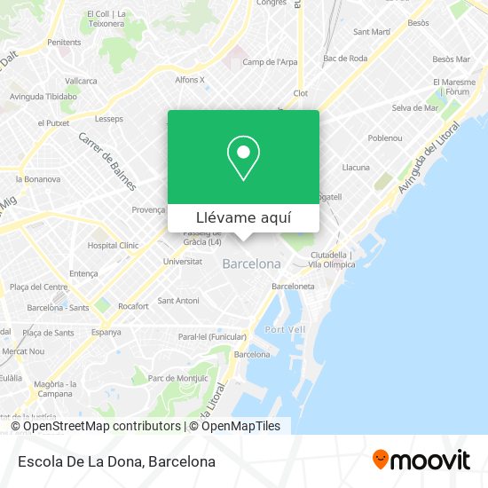 Mapa Escola De La Dona
