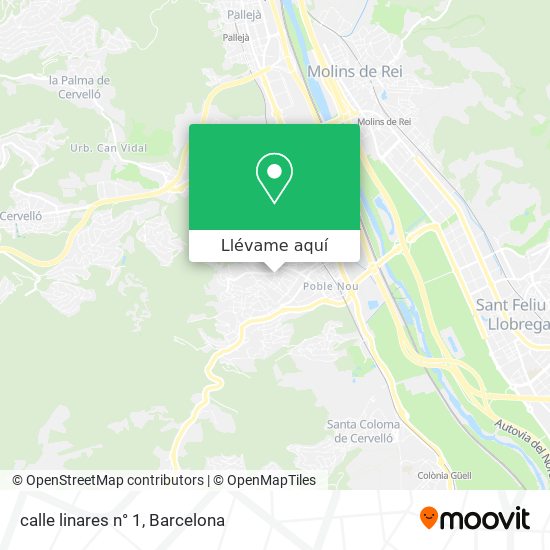 Mapa calle linares n° 1
