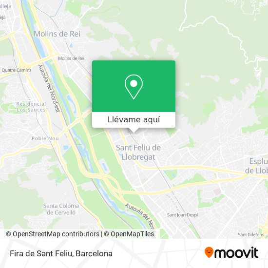 Mapa Fira de Sant Feliu