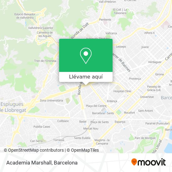 Mapa Academia Marshall