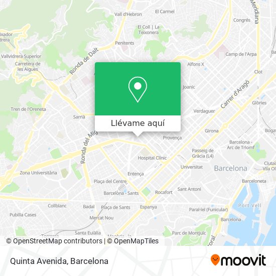 Mapa Quinta Avenida