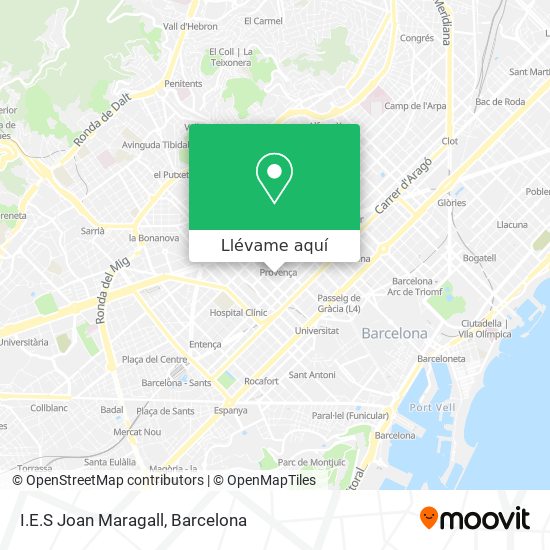 Mapa I.E.S Joan Maragall