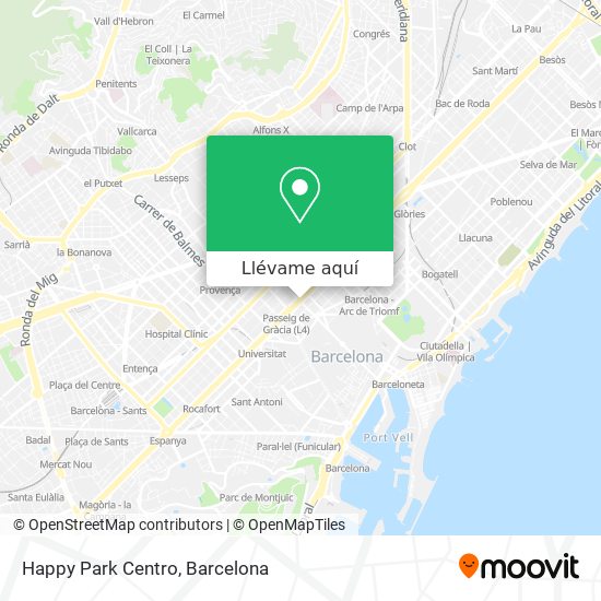 Mapa Happy Park Centro