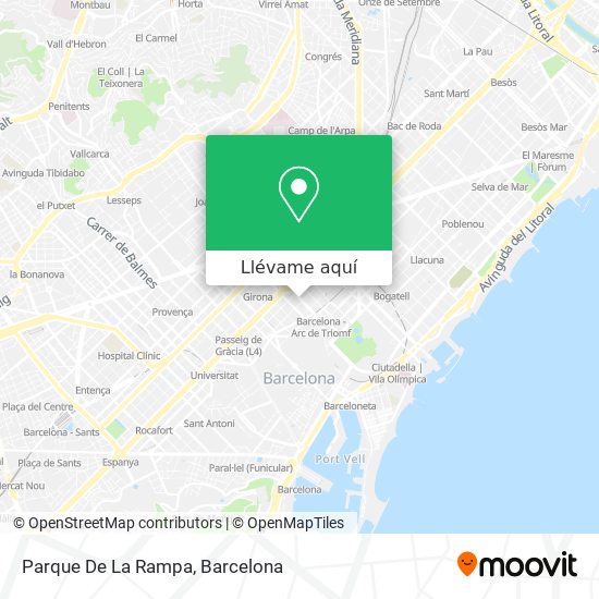 Mapa Parque De La Rampa