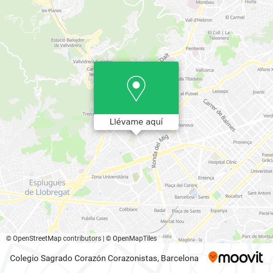 Mapa Colegio Sagrado Corazón Corazonistas