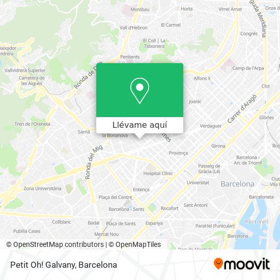 Mapa Petit Oh! Galvany