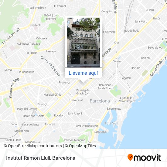 Mapa Institut Ramon Llull