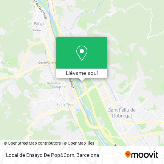 Mapa Local de Ensayo De Pop&Corn