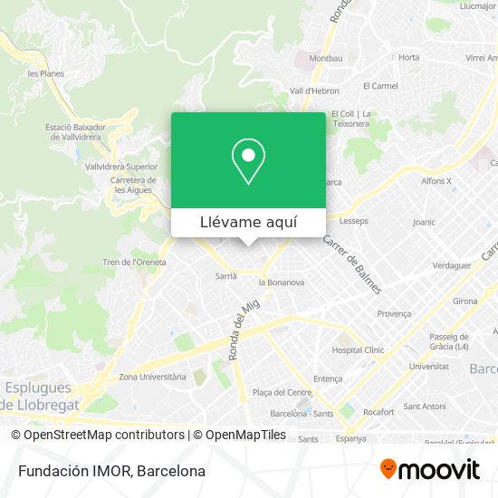 Mapa Fundación IMOR