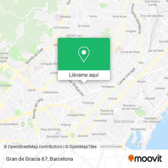 Mapa Gran de Gracia 67