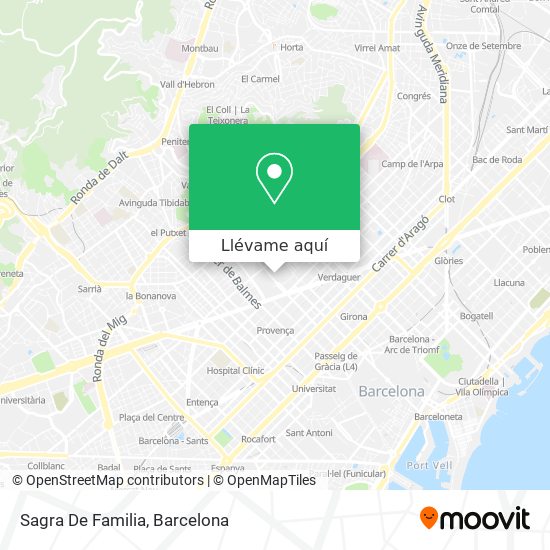 Mapa Sagra De Familia