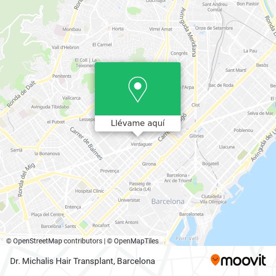 Mapa Dr. Michalis Hair Transplant