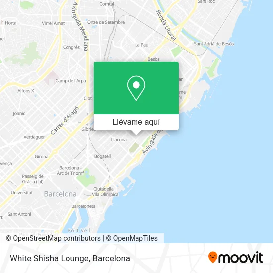 Mapa White Shisha Lounge