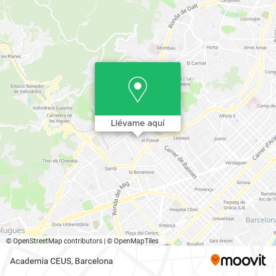 Mapa Academia CEUS