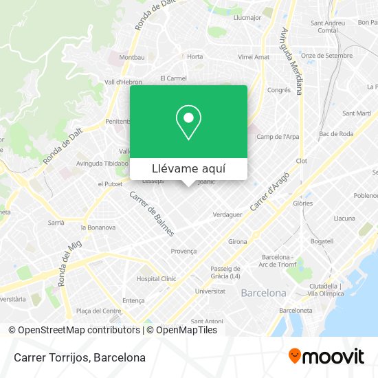 Mapa Carrer Torrijos