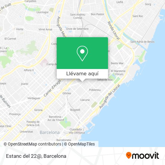 Mapa Estanc del 22@