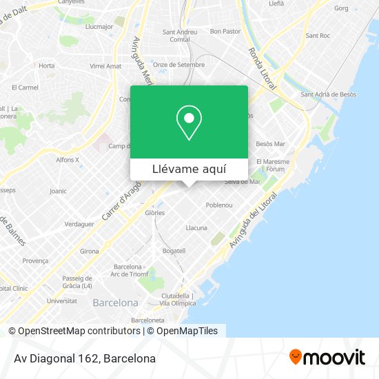 Mapa Av Diagonal 162