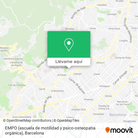 Mapa EMPO (escuela de motilidad y psico-osteopatía orgánica)