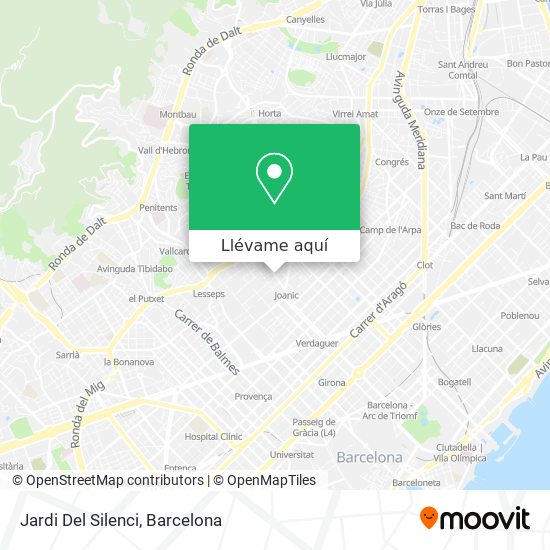 Mapa Jardi Del Silenci