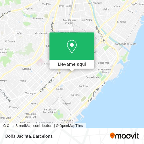 Mapa Doña Jacinta