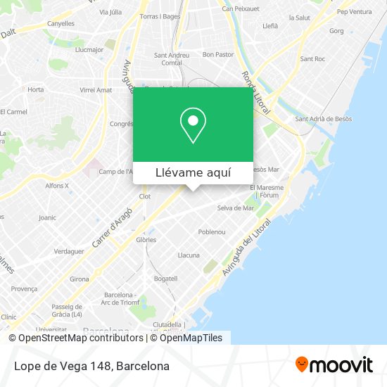 Mapa Lope de Vega 148