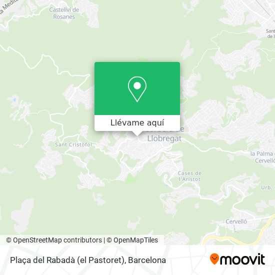 Mapa Plaça del Rabadà (el Pastoret)