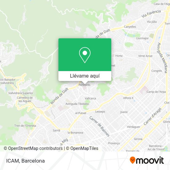 Mapa ICAM