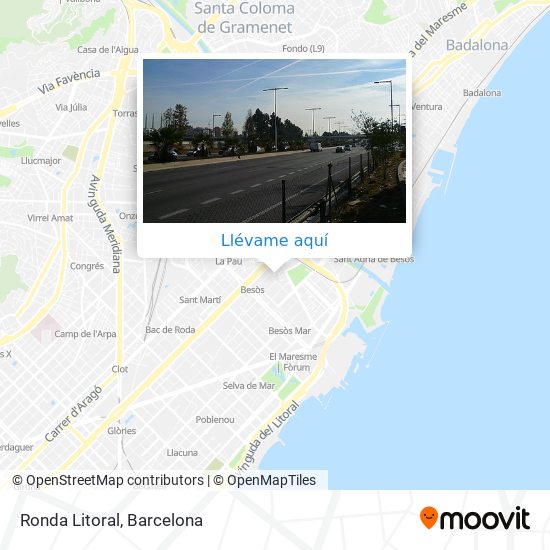 Mapa Ronda Litoral