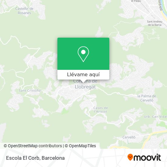 Mapa Escola El Corb