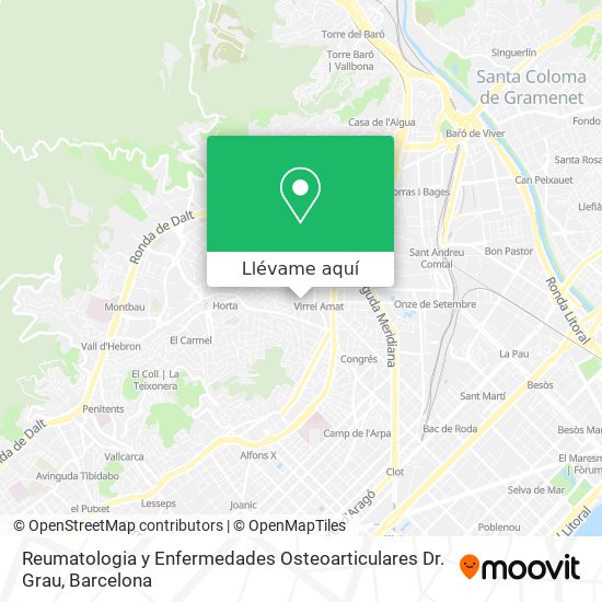 Mapa Reumatologia y Enfermedades Osteoarticulares Dr. Grau