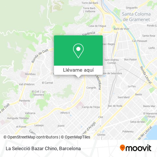 Mapa La Selecció Bazar Chino
