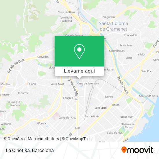 Mapa La Cinétika