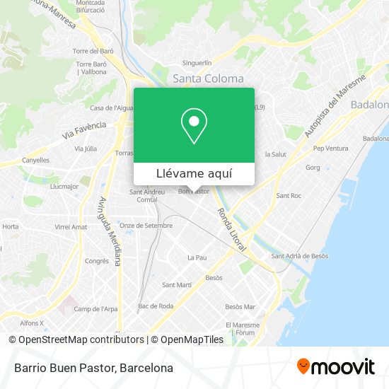 Mapa Barrio Buen Pastor