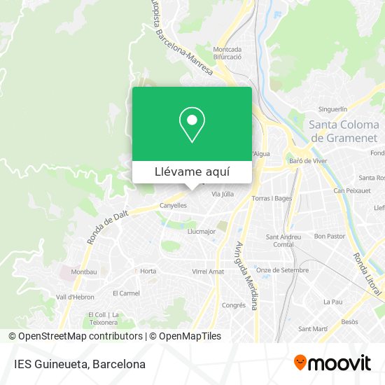 Mapa IES Guineueta