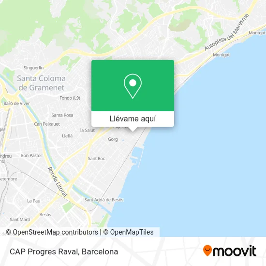 Mapa CAP Progres Raval