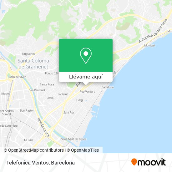Mapa Telefonica Ventos