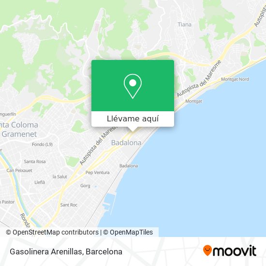 Mapa Gasolinera Arenillas