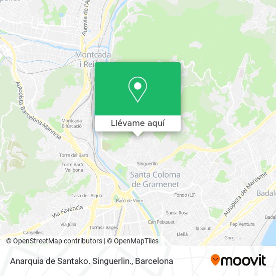 Mapa Anarquia de Santako. Singuerlin.