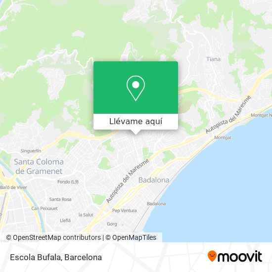 Mapa Escola Bufala