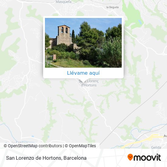 Mapa San Lorenzo de Hortons