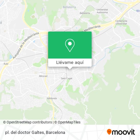 Mapa pl. del doctor Galtes