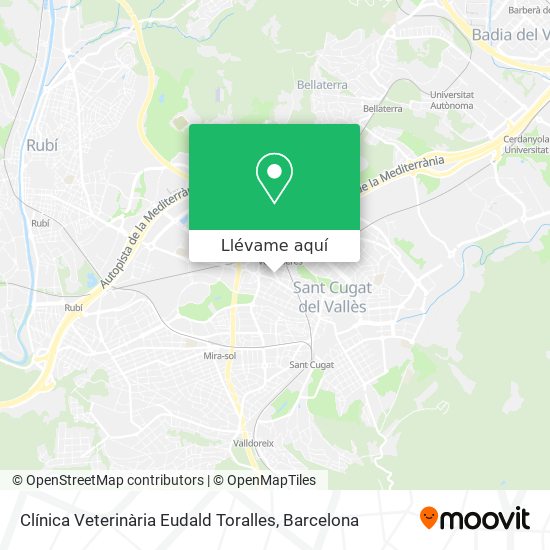 Mapa Clínica Veterinària Eudald Toralles