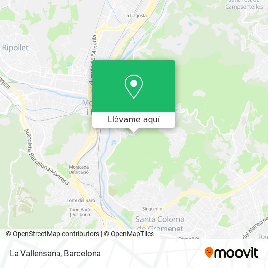Mapa La Vallensana