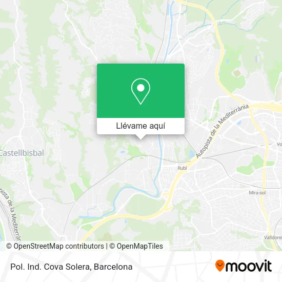 Mapa Pol. Ind. Cova Solera