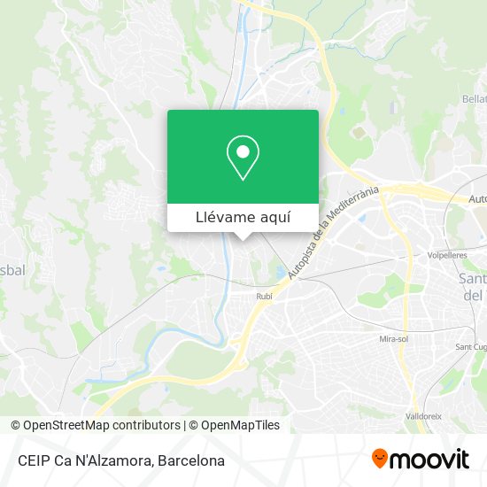 Mapa CEIP Ca N'Alzamora