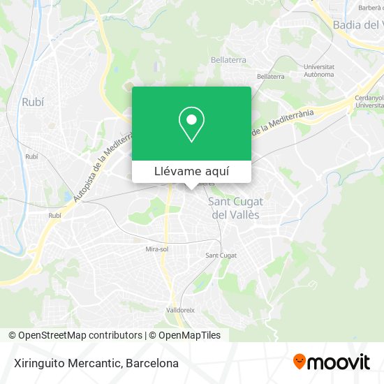 Mapa Xiringuito Mercantic